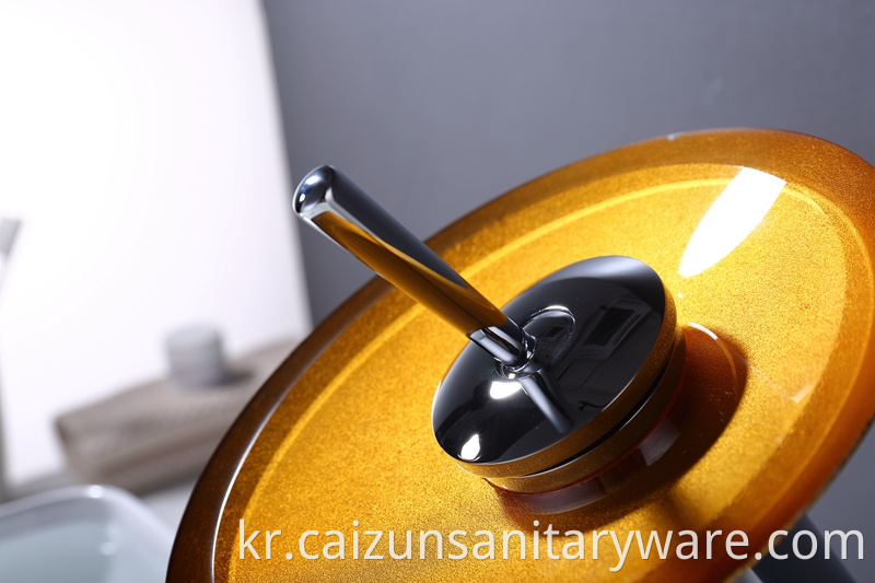 Yellow Single Basin Faucet